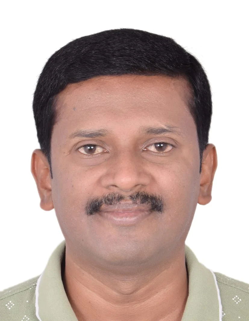 Portrait of Anand, Public Relation Officer of the Karnataka Optometry Association