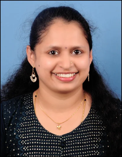 Portrait of Deepa G K, President of the Karnataka Optometry Association