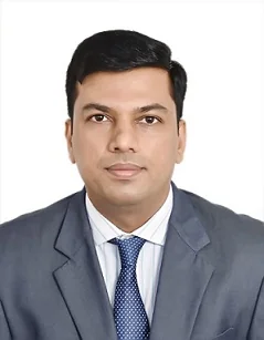 Portrait of Diwakar Rao, Past President of the Karnataka Optometry Association