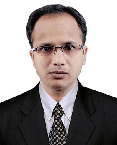 Portrait of Rajesh Govindaraj, Immediate Past President of the Karnataka Optometry Association