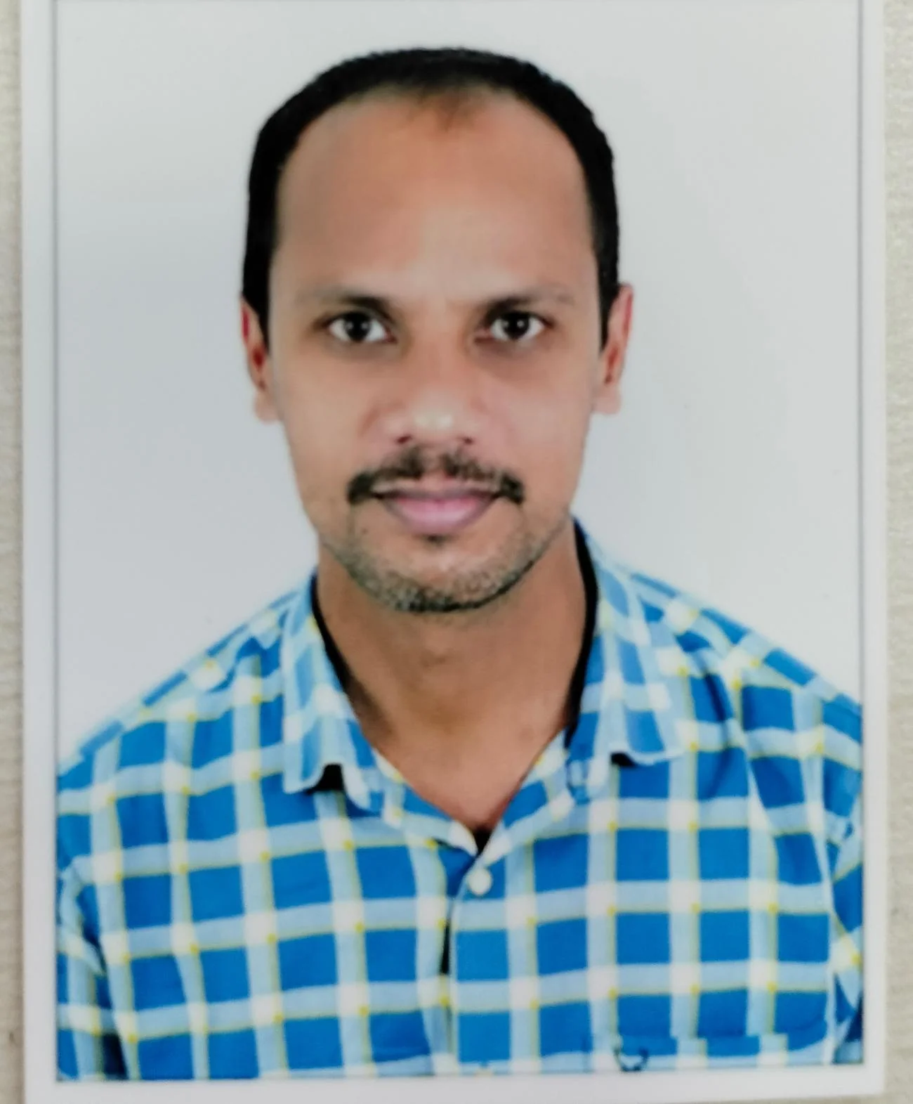 Portrait of Ramesh G, Joint Treasurer of the Karnataka Optometry Association