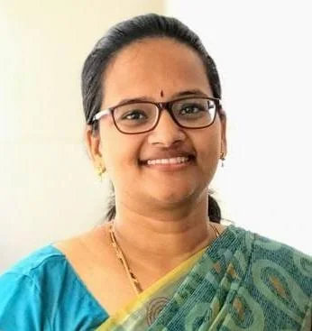 Portrait of Srividhya L, Public Relation Officer of the Karnataka Optometry Association