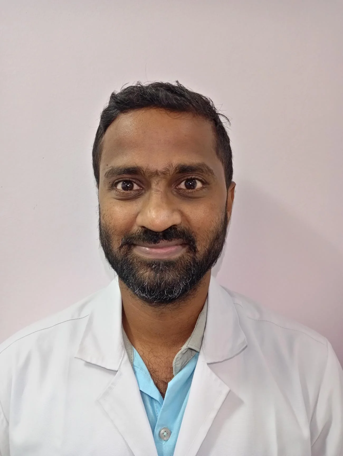 Portrait of Vijay Reddy, Public Relation Officer of the Karnataka Optometry Association